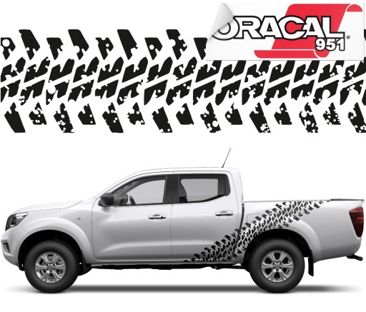 Наклейка для протектора автомобіля OFFROAD 40X280 951