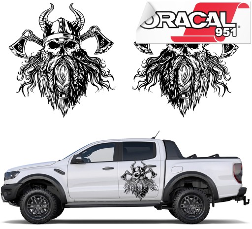 АВТОНАКЛЕЙКИ ВИКИНГ С УЗОРОМ 80х86см 2шт 951