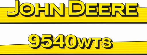 MS249330753 - НАКЛЕЙКА НАКЛЕЙКИ JOHN DEERE 9540 WTS КОМБАЙН