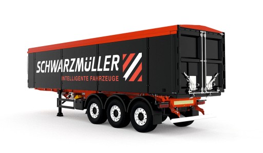 НАКЛЕЙКА SCHWARZMULLER STICKERS NEW PATTERN FOR DUMP TRUCK SIDE