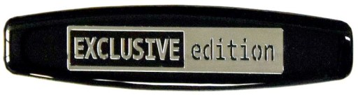 STICKER AUTO EXCLUSIVE EDITION 3D TATTOO БЕЙДЖ 2 шт. 8,8 x 1,5