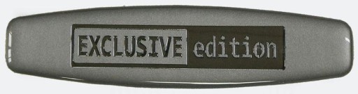 STICKER AUTO EXCLUSIVE EDITION 3D TATTOO БЕЙДЖ 2 шт. 8,8 x 1,5