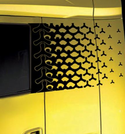 НАЛІЙКА ТАТУ-БЕЙДЖ НА АВТОМОБІЛЬНУ ФОЛЬГУ ДЕКОР 3D 2 шт. 100 х 70 см