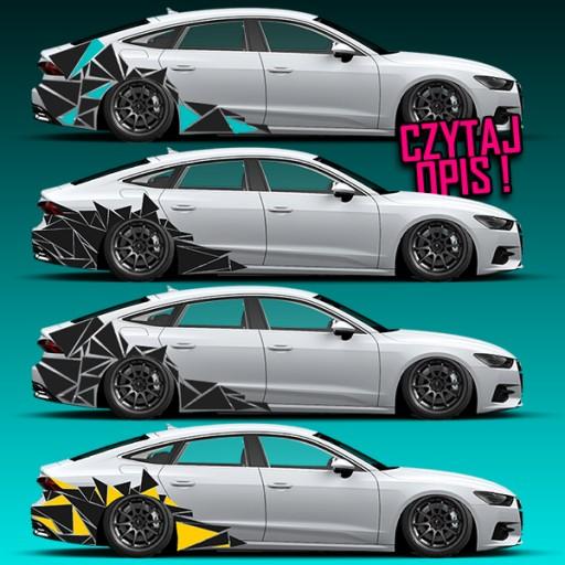 Наклейки 'CAMO' треугольники 2 листа 45x100cm