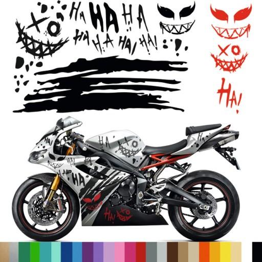 Наклейки на мотоцикл Тема 2 га ха ха 44 см x 185 см