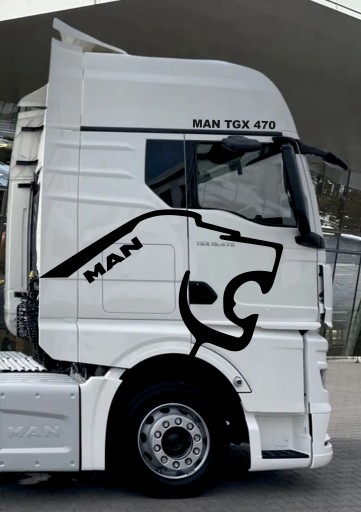 НАКЛЕЙКИ MAN TGX TGA LION HEAD