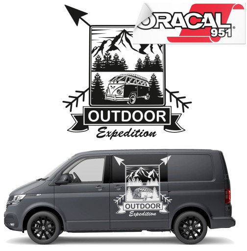 НАКЛЕЙКИ НА СТОРОНУ АВТОМОБИЛЯ КЕМПИНГ ГОР 94х98 951