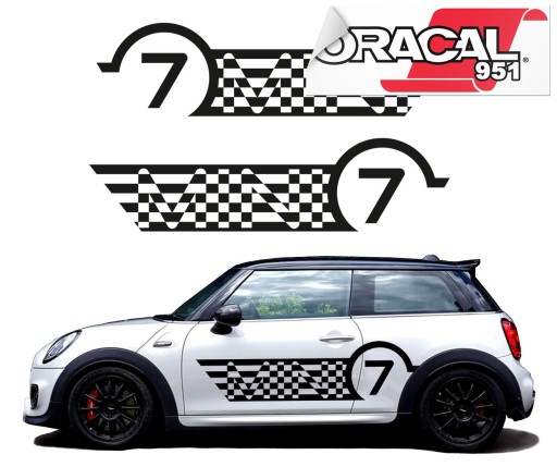 Наклейки для автомобиля Мини 170X44CM фольга 951
