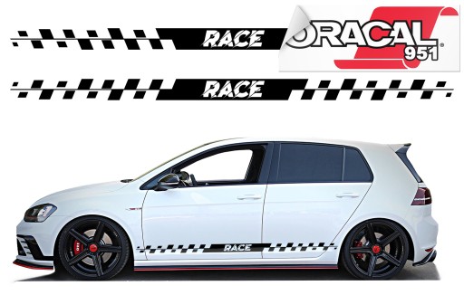 Наклейки на сторону автомобіля смуги 220x10. 5cm 951