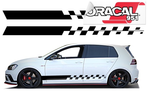 Наклейки на сторону автомобіля смуги 220x16. 3cm 951