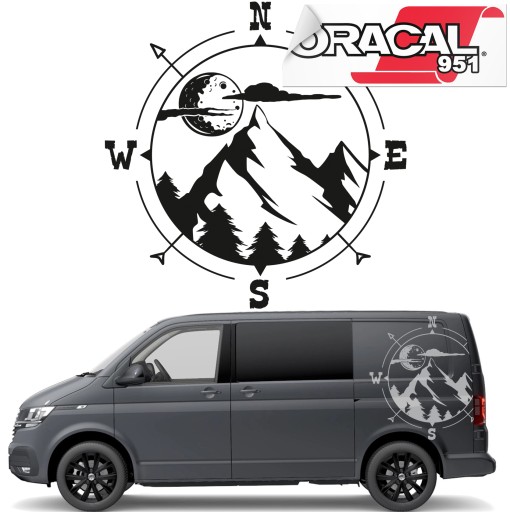 АВТОМОБИЛЬНЫЕ НАКЛЕЙКИ РОЗА ВЕТРОВ 93x93см 951