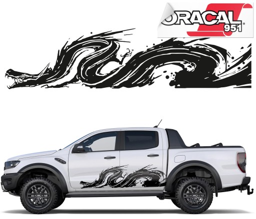 Наклейки для автомобиля Van Dragon 44X178CM 951