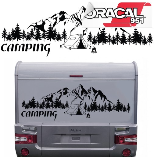 НАКЛЕЙКИ ДЛЯ КЕМПИНГОВЫХ ПРИЦЕПОВ 200Х66см