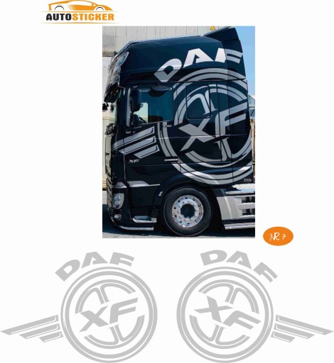 НАКЛЕЙКИ DAF TRUCK НАКЛЕЙКИ ДЛЯ КАБИНЫ ГРУЗОВИКА