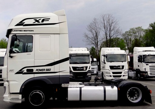 НАКЛЕЙКИ НАКЛЕЙКА DAF XF 106 EURO 6 ШАБЛОН 21 ОДИН ЦВЕТ