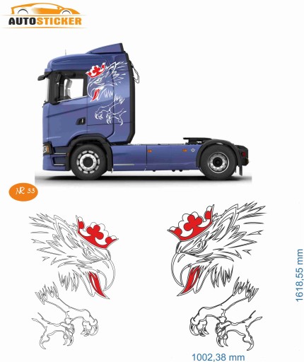 НАКЛЕЙКИ SCANIA НАКЛЕЙКИ ДЛЯ КАБИНЫ ГРУЗОВИКА МОДЕЛЬ33