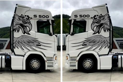 НАКЛЕЙКА SCANIA НОВА МОДЕЛЬ PATTERN 20 ПОЛІМЕРНІ НАКЛЕЙКИ