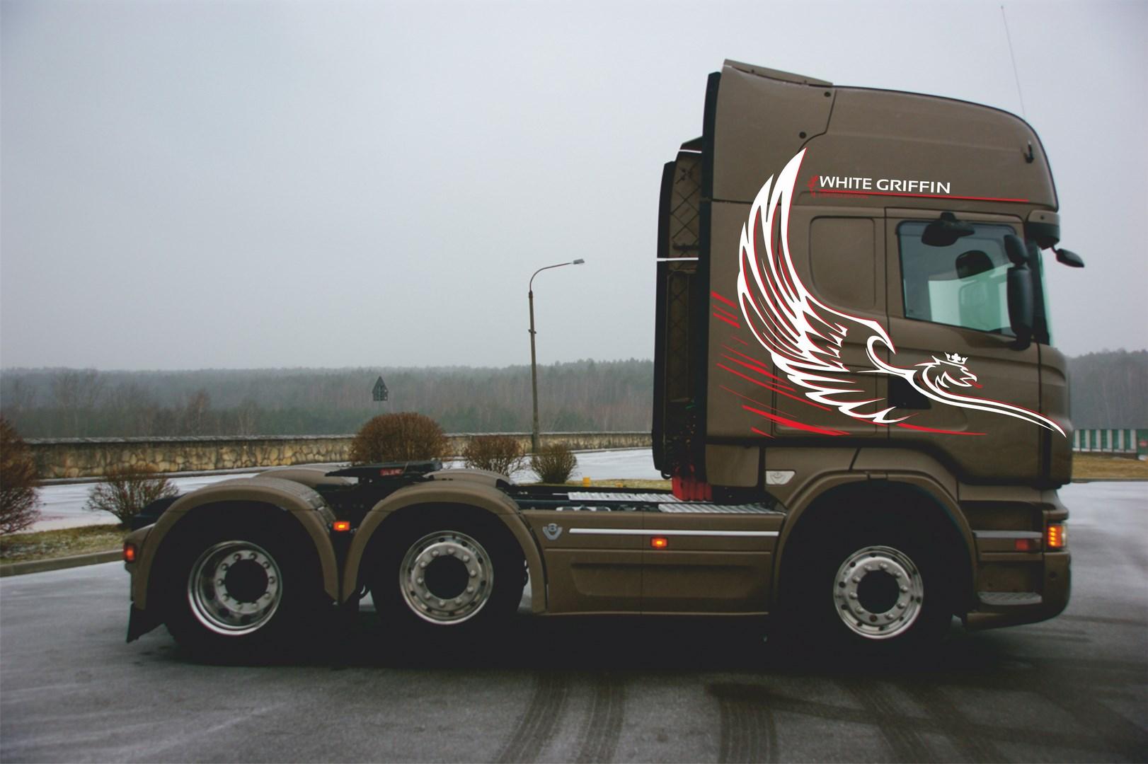 НАКЛЕЙКИ НАКЛЕЙКА SCANIA R TOPLINE HIGHLINE GRIFIN