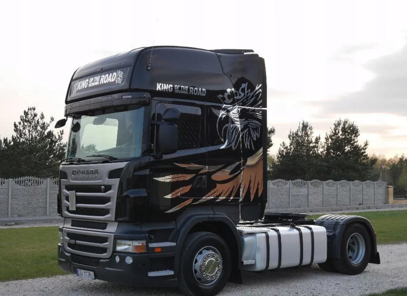 НАКЛЕЙКА SCANIA R TOPLINE PATTERN 7 ХРОМ