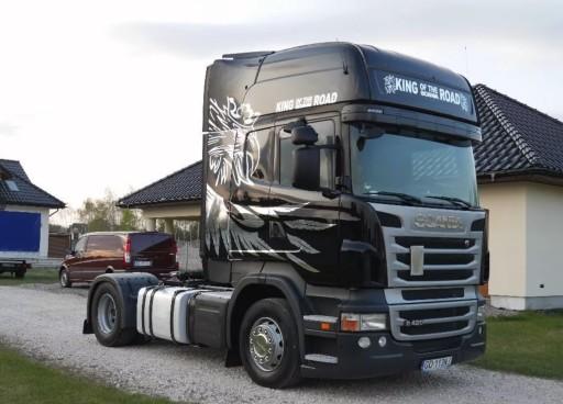 НАКЛЕЙКИ НАКЛЕЙКА SCANIA R TOPLINE ШАБЛОН 7 ХРОМ