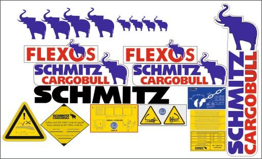НАКЛЕЙКИ НАКЛЕЙКА SCHMITZ FLEXOS ЗАВІСУ KPL