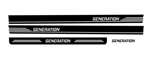 Наклейки на пояс VOLKSWAGEN T5 T6 GENERATION 2009 -