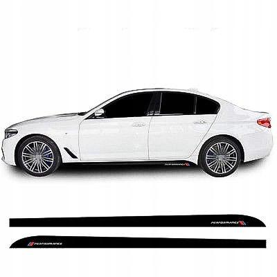 Наклейки на пороги PERFORMANCE BMW E90 E91 E92 коврик