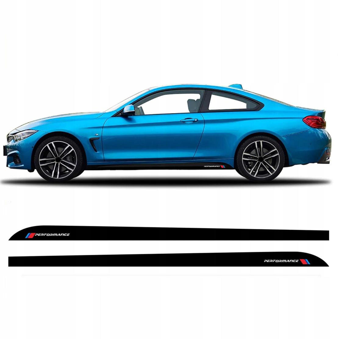 Наклейки на пороги PERFORMANCE для порога BMW F32 F33 F36