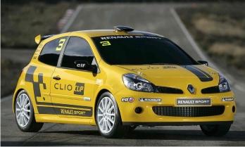 Наклейки-RENAULT CLIO Cup долголетняя пленка