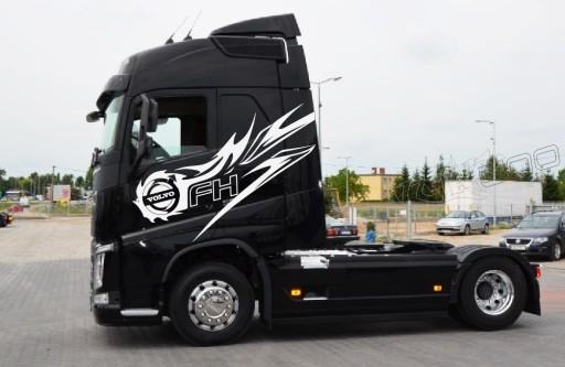 НАКЛЕЙКИ VOLVO FH4 КОМПЛЕКТ VOLVO FIRE