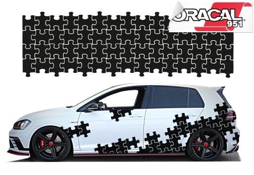 Наклейки для авто Camo PUZLE 120 шт 9x14 см 951