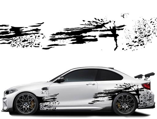 Наклейки для авто окрашенная тема / наклейки 45X450CM