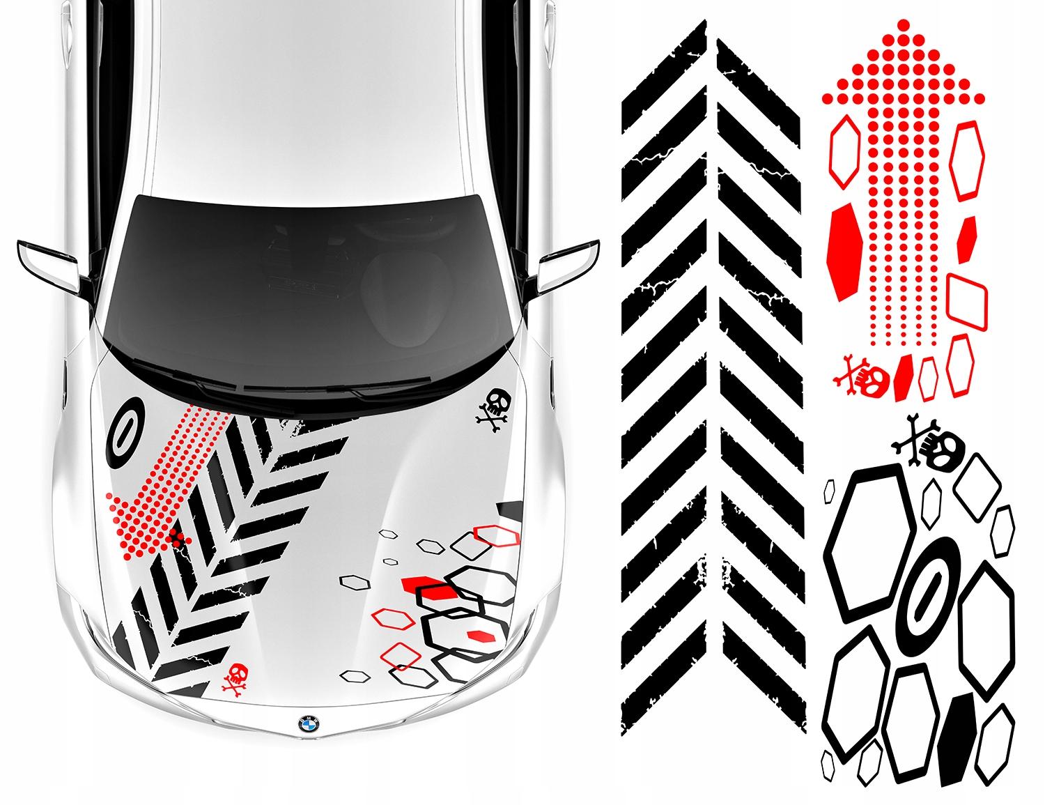 Наклейки для маски HEXAGENA Arrow Theme 42X311CM