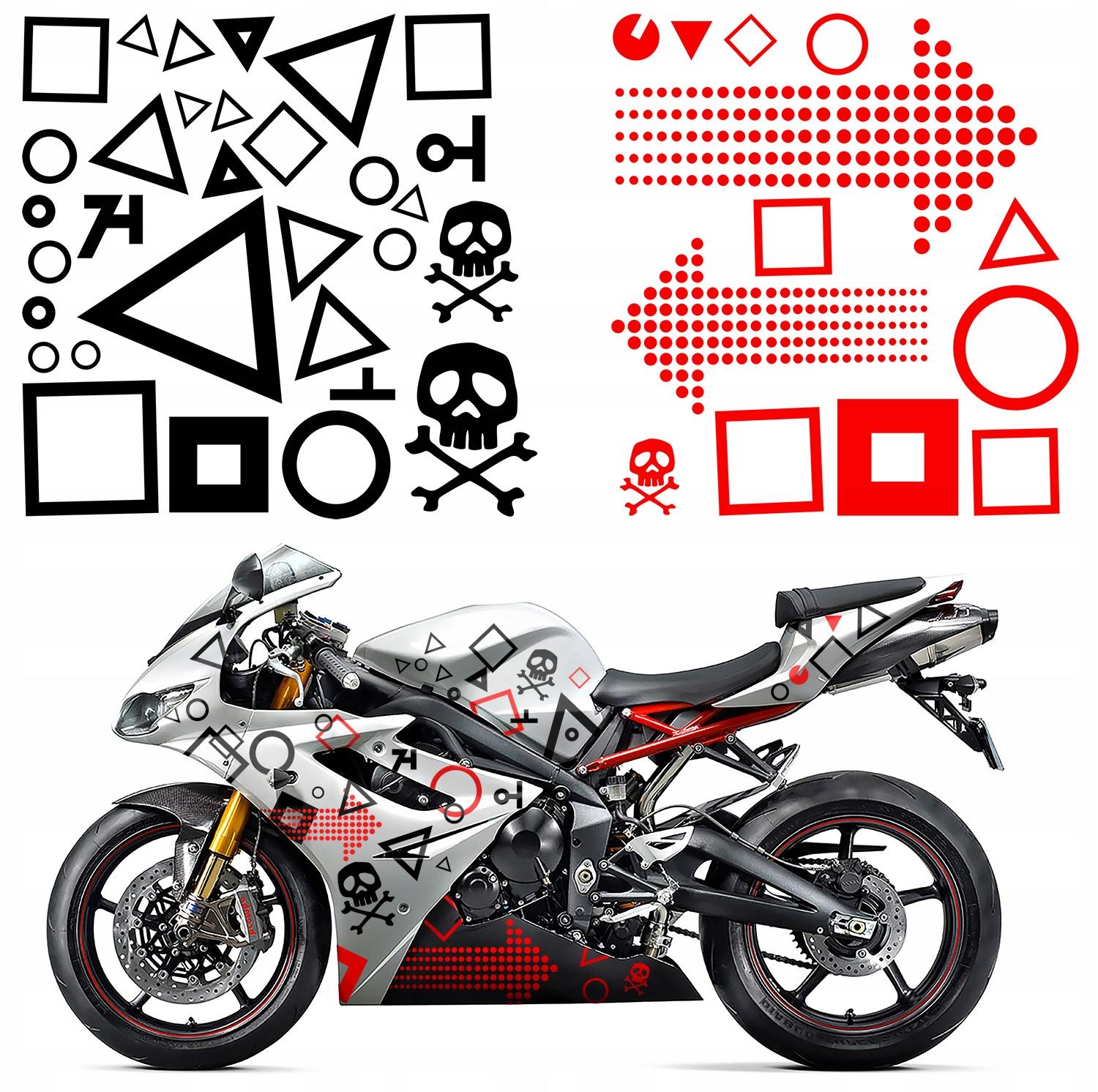 Наклейки на мотив череп формы 43x180 см