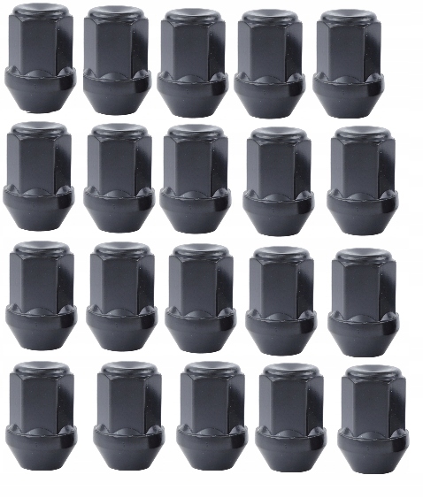 Гайки для колесных дисков черные 12X1. 5 KIA HYUNDAI