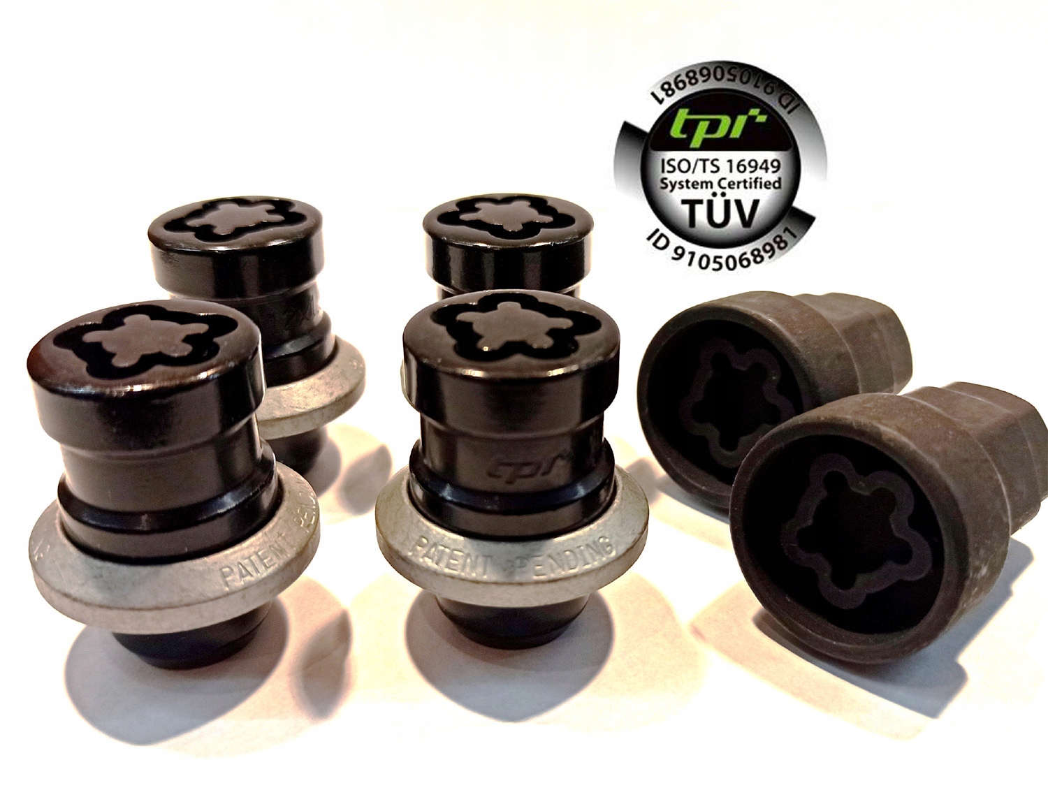 FORGED NUTS lockable TPI BLACK TOYOTA