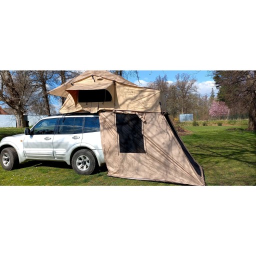 Палатка на крыше 4x4 с автомобильным вестибюлем 140