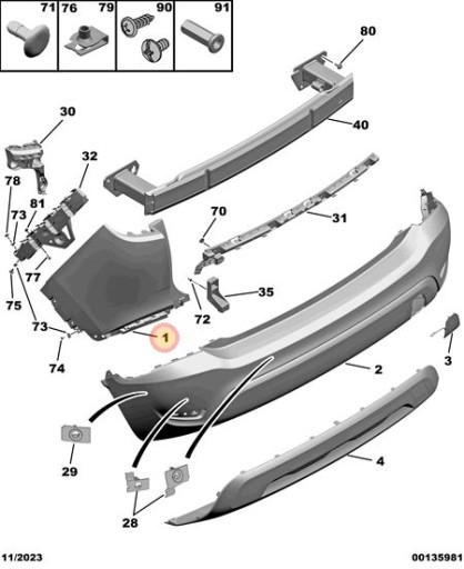 96605638XT - КОМБИНИРОВАННЫЙ ПЕРЕКЛЮЧАТЕЛЬ PEUGEOT 206 96605638XT 1.4