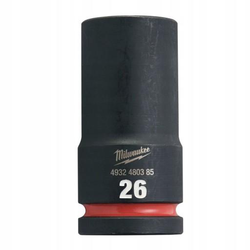ДЛИННАЯ УДАРНАЯ НАВЕРТКА MILWAUKEE 3/4 ДЮЙМА STD 26 ММ