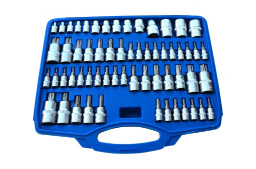 ГІЗДІ КЛЮЧІ 1/4 3/8 1/2 E-TORX TORX TORX PLUS 60 шт.