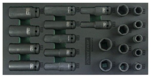 Ударные насадки 1/2 10-24 мм JONNESWAY S03A4122KV