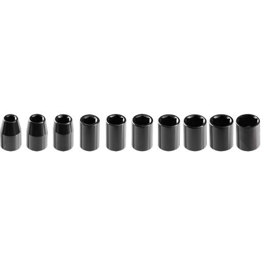 НАСАДКИ УДАРНЫЕ 1/2'' 10-24ММ, 10 ШТ.