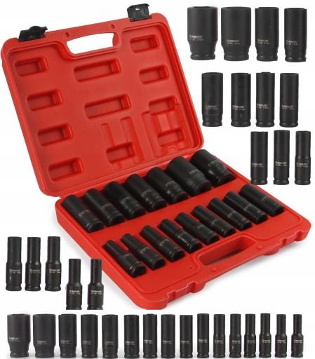 ГОЛОВКИ IMPACT 1/2'' НАБІР ГОЛОВОК 10-32ММ 16 ШТ.