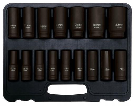 УДАРНЫЕ ГОЛОВКИ ТОРЦЕВЫЕ КЛЮЧИ 1/2 10-32 мм ADLER