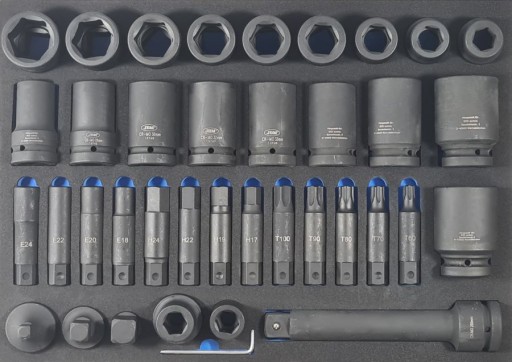 УДАРНЫЕ НАСАДКИ УДЛИНИТЕЛИ АДАПТЕРЫ 38 шт.