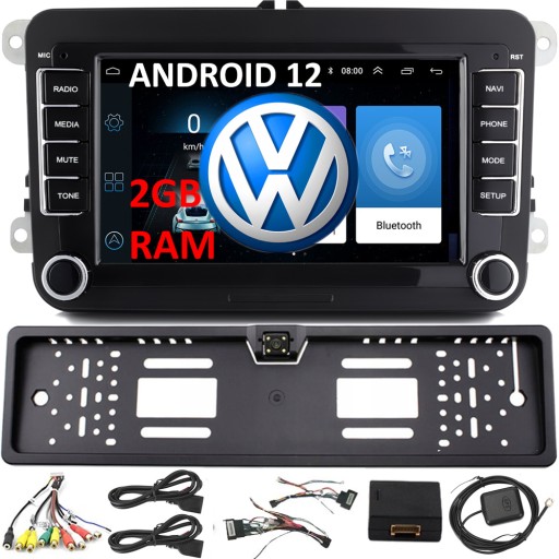 НАВІГАЦІЯ 2DIN RADIO 7 VW SEAT SKODA PASSAT GOLF LEON OCTAVIA LEON ANDROID