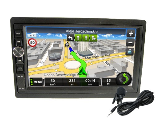 GPS НАВІГАЦІЯ РАДІО 2 DIN +МІКРОФОН VW CADDY TOURAN T5