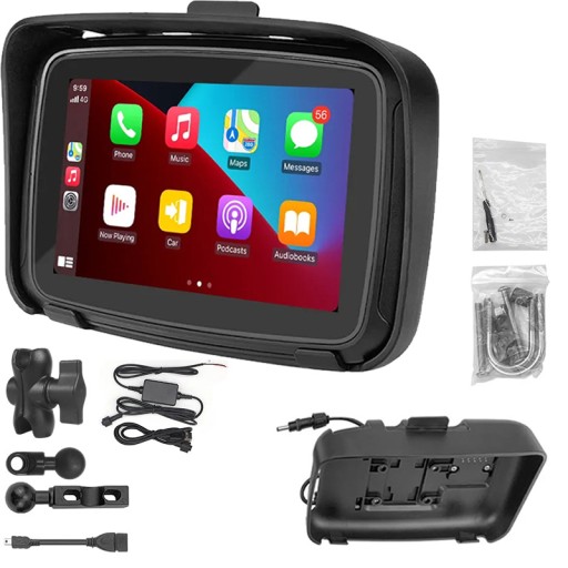 GPS НАВИГАЦИЯ С CAR PLAY, ANDROID АВТО МОТОЦИКЛ