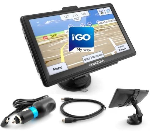 Автомобільний GPS-навігатор 7 iGO карти Європи RU BUS