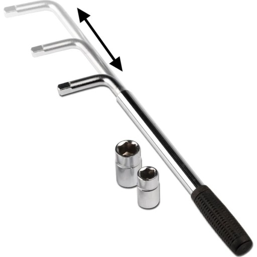 ND38_8711252417899 Dunlop - Телескопический усиленный колесный ключ